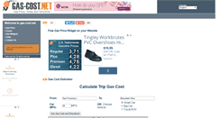 Desktop Screenshot of gas-cost.net