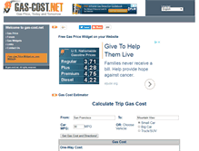 Tablet Screenshot of gas-cost.net